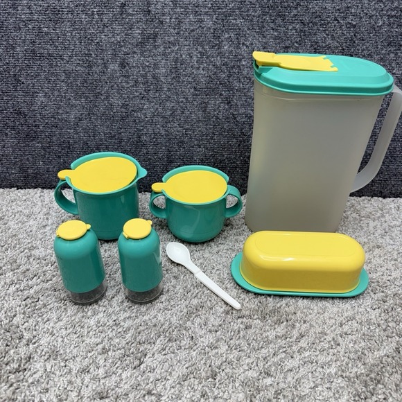 Tupperware Other - Vintage Tupperware huge lot salt pepper shaker cream sugar pitcher butter AS IS